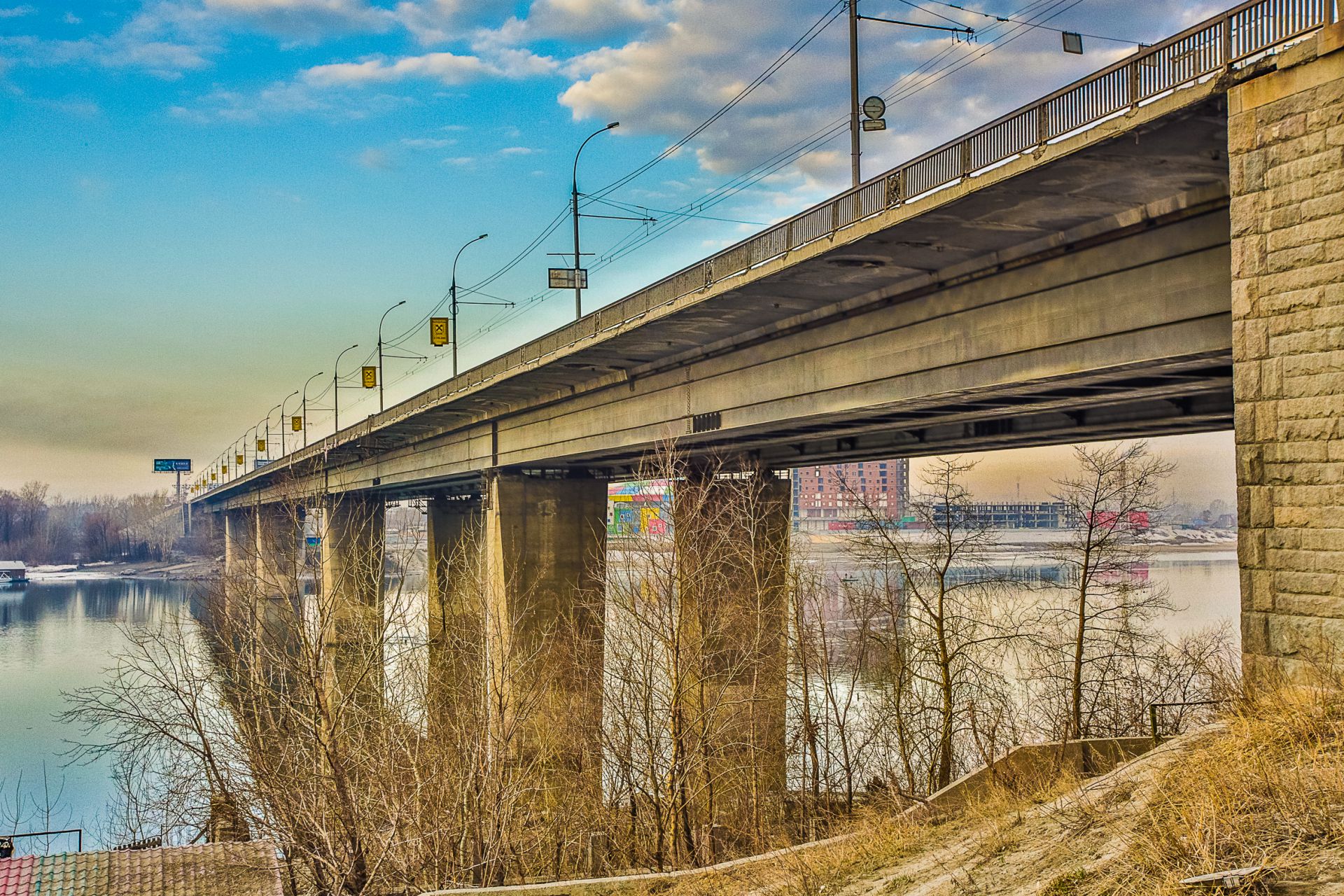 все мосты новосибирска на одном